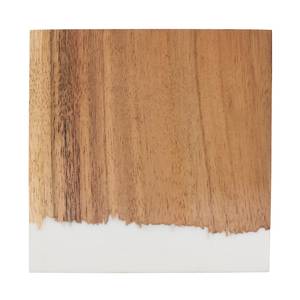 Sous-verre à thé artisanal de luxe moderne en résine époxy et bois d'acacia, vert foncé, 10x10 cm, de la meilleure qualité, en stock - Product Image 6