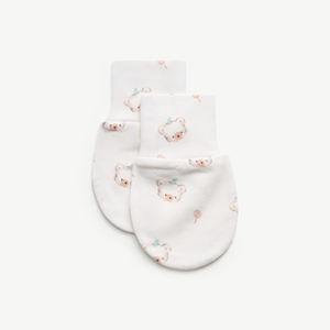 Conjunto de Manoplas y Botitas para Bebé Recién Nacido de Algodón Siro y Spandex, Niña, ODM Vietnam - Product Image 3