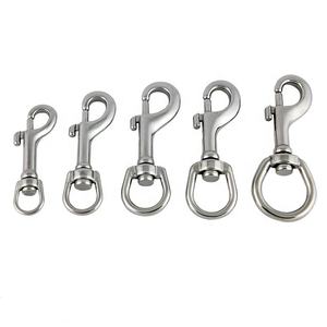 Mousqueton à œil pivotant en acier inoxydable de haute qualité classique et durable pour laisse de chien - Product Image 2