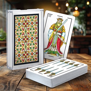 Cartas de Juego Españolas Personalizadas - Papel de 310 g/m² en Caja de Plástico para Uso Familiar, Mazo de 40/50 Cartas - Product Image 4