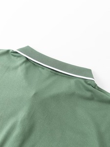 Wholesale Latest Design <b>Men's</b> <b>Polo</b> T-<b>Shirts</b> Short Sleeve <b>Polo</b> <b>Shirts</b> Breathable Solid <b>Men</b> New Summer Knitted Casual Wear <b>Green</b> - Product Image 4