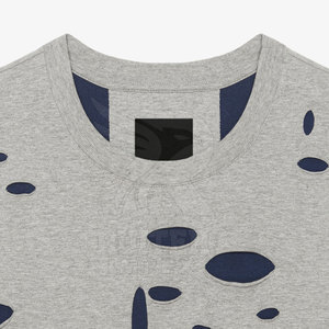 Camisetas para Hombre con Efecto Desgastado, Algodón Grueso, Transpirables, Ropa Casual de Moda, Proveedor Mayorista - Product Image 6
