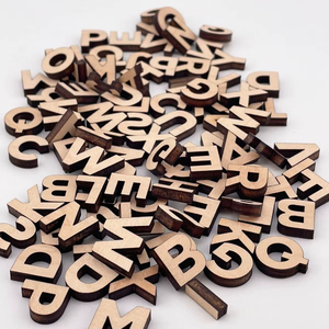 Premium Polished Durable Wooden Alphabet Letter Personalized Antique DIY Crafts <b>Rustic</b> Wall <b>Decor</b> for <b>Home</b> & Office - Product Image 1