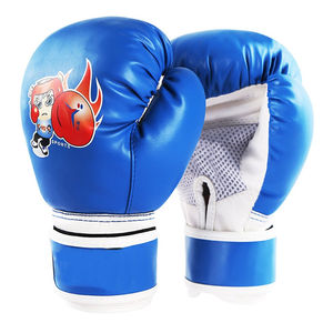 Guantes de Boxeo Personalizados con Logotipo, de Piel Sintética Negra, con Cordones, Ligeros, para Entrenamiento - Product Image 3