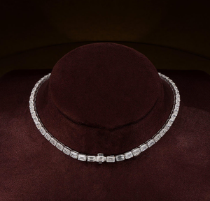 Collar de Diamantes Creados en Laboratorio de Alta Calidad, Cadena de Plata, Collar con Colgante de Lujo, Joyería Fina para Mujer - Product Image 4