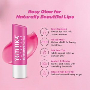 Yuthika Moisturizing <b>Lip</b> Balm – Pearl Rose 4.8g | Repairs Dry, Damaged <b>Lips</b> with Natural Oils | Hydrated & Smooth <b>Lips</b> | Glossy - Product Image 2