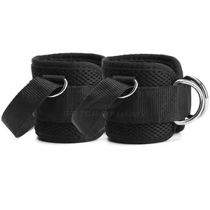 สายรัดข้อเท้าสำหรับออกกำลังกายในยิม รองรับการออกกำลังกายด้วยเครื่องเคเบิลได้อย่างแข็งแรง สวมใส่สบาย ปรับได้ ทนทาน ใช้ได้ทุกวัน - Product Image 6