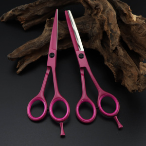 Ciseaux à cheveux personnalisés de 5,5 à 7,5 pouces, ciseaux de salon de coiffure Vg10, ciseaux de barbier pour la coupe de cheveux - Product Image 1