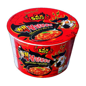 Nouilles Samyang Buldak en pot pour les acheteurs B2B, incluant les saveurs Original et 2x Spicy, conditionnées pour l'expédition internationale - Product Image 2