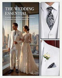Premium men Wedding <b>Suit</b> Pant Coat Custom Tailored Fit - Product Image 2
