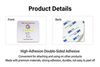 Support de carte NFC personnalisé en acrylique, époxy, PVC, bois, avec puce NTAG213 13,56 MHz pour Google Reviews, Instagram, TripAdvisor, Facebook