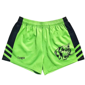 Shorts de rugby décontractés respirants 100 % polyester pour adultes australiens avec étiquette personnalisée, shorts de rugby pour hommes et femmes OEM - Product Image 1