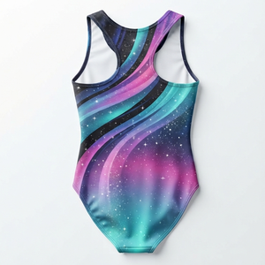Maillot de Gimnasia sin Mangas para Niñas, Personalizado por Sublimación, con Tela de Nailon, Spandex y Poliéster, Cómodo para Entrenamiento de Adultos - Product Image 2
