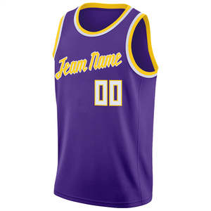 Maillot de basketball personnalisé OEM, imprimé à l'écran, débardeur de sport sans manches, ensemble uniforme d'équipe avec nom et numéro pour hommes - Product Image 2