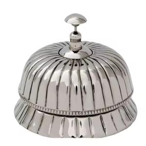 Campana de escritorio metálica, campana de mesa para recepción, hotel, restaurante, mostrador, campana de llamada para invitados, notificación para mostrador de oficina - Product Image 2