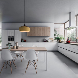 JY Project Customized Furniture 2026 Modern Design Economical MDF Water Resistant Easy Clean Easy Installation Kitchen <b>Cabinet</b> - Product Image 4