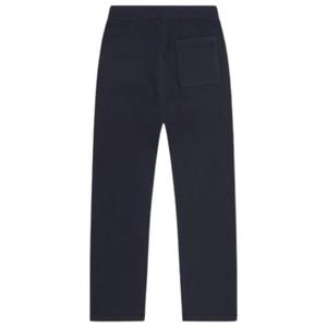 Navy Knitted Jogger <b>Pants</b> Unisex Soft Knit Sweatpants Elastic Waist Casual Lounge Streetwear Winter Warm Custom Sizes - Product Image 2