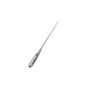 Curette utérine 300 mm (11,34 pouces) rigide, tranchante, manuelle, en acier inoxydable, largeur 4,5 mm, non stérile, réutilisable, à une extrémité, dermique - Product Image 4