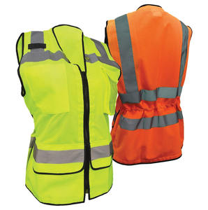 Gilet de sécurité haute visibilité, équipement de sécurité réfléchissant, matière en maille respirante pour les travailleurs du bâtiment et du chantier, gilet pour hommes - Product Image 3