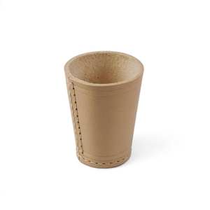 ถ้วยลูกเต๋าทรงกระบอกหนัง PU สีดำ อุปกรณ์เสริมสำหรับเกมคาสิโน โป๊กเกอร์ ถ้วยลูกเต๋าคุณภาพสูง - Product Image 2