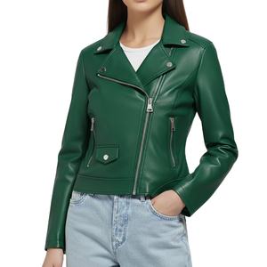 Made Fit Premium Luxury High Quality Eco-Friendly Leather Zipper <b>Jacket</b> New Women <b>Men</b> Fashion Genuine Real Leather <b>Jacket</b> Custom - Product Image 1
