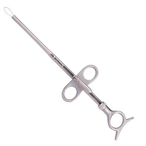 เครื่องมือผ่าตัดแบบแมนนวล Eve Tonsil Snare สำหรับการผ่าตัดหู คอ จมูก ใช้ในโรงพยาบาล รับประกันตลอดอายุการใช้งาน ผลิตจากเหล็กกล้าไร้สนิมคุณภาพสูง - Product Image 1