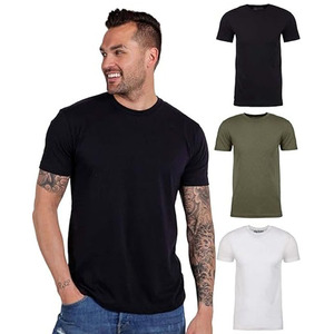 T-shirt personnalisé à manches courtes en coton 100% 180 g/m², coupe ajustée classique pour homme - Product Image 1