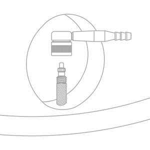 Vis de soupape en aluminium AL6061-T6 anodisé noir, fabriquées par CNC, pour roues à disque (VL-PE005) - Product Image 2