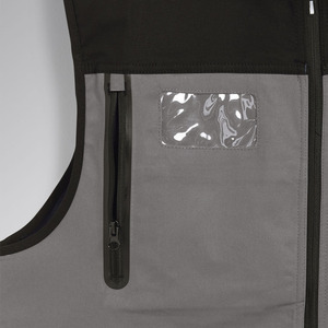 Chaleco Corto Acolchado Transpirable Personalizado para Hombre, Estilo Urbano, Cuello en V, Cierre de Cremallera, Poliéster/Algodón - Product Image 5