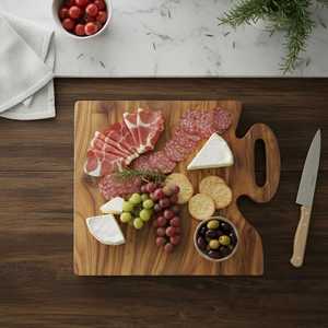 Tablas de Cortar de Madera de Primera Calidad con Corte en Longitud para un Corte Suave y Mayor Durabilidad de los Cuchillos para Utensilios de Cocina - Product Image 3