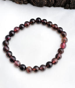 Pulsera de turmalina natural multicolor con bolas lisas para la elaboración de joyería fina. - Product Image 2