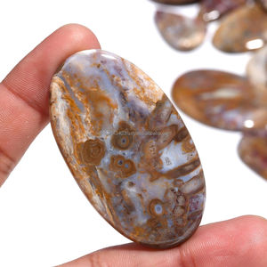 Venta al por mayor de piedra de ágata de raíz de ciruela 100% natural, pulida de alta calidad, para accesorios de joyería y piedras curativas, 20-40mm, de terceros - Product Image 3