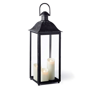 Lanterne à bougie en fer forgé noire pour la décoration d'intérieur, de mariage et de fêtes, lanternes suspendues et au sol en promotion - Product Image 3
