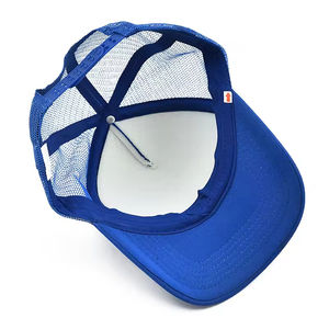 OEM Can Be Customized Print Embroidery logo Solid Color Foam Mesh <b>Hat</b> Breathable Sunscreen Baseball Cap Blank Trucker <b>Hat</b> - Product Image 6