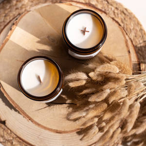 Velas de Cáscara de Coco a Precio de Fábrica, Cera Natural Ecológica, Suministro al por Mayor - Product Image 1