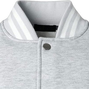 Custom Men's Varsity <b>Jacket</b> Stand Collar Letterman Style Button Front Casual Winter Outerwear - Product Image 3
