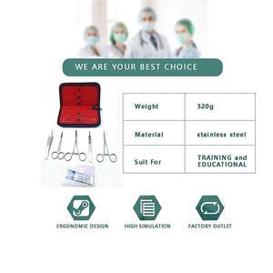 Kit d'entraînement à la suture et à la dissection pour étudiants en médecine, kit de formation en chirurgie et anatomie par Dentavex - Product Image 6