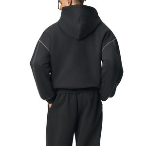 Sudadera con Capucha Personalizada de Algodón y Felpa, Estilo Urbano Informal, Sudadera con Capucha para Hombre y Mujer, Unisex, Impresión Serigráfica, Impresión Puff - Product Image 5