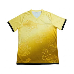 Custom green Gradient Soccer Jersey Quick Dry <b>Polyester</b> Sports <b>T</b> <b>Shirt</b> Sublimation Football Team Uniform Apparel Top - Product Image 1