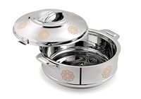 Casserole en métal la plus vendue, conçue pour les réunions familiales du week-end, offrant un service confortable et une rotation sur de grandes tables, idéale pour les plats chauds en gros.