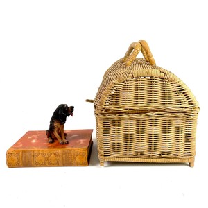 Manuel de luxe rotin en osier tissé autre animal de compagnie nid maison poussettes sac à dos transporteurs le plus bas prix - Product Image 5