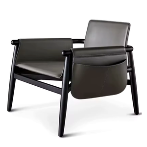 Modern Cotton Upholstered Dining Chair with Wood Legs Midcentury Design Style Home Furniture for Home Office & Park Use - Product Image 1