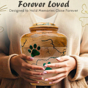 Handcrafted Wooden Funeral Urn for Families Elegant Wooden Cremation Urn with Brass Accent by AYAANS - Product Image 6