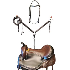 Selle de cheval Western en cuir de qualité supérieure pour la course de baril, toutes tailles disponibles - Product Image 6