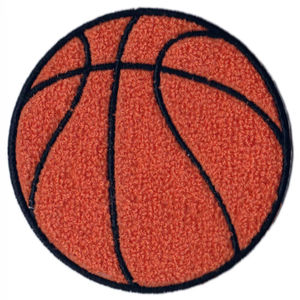 Patch brodé en chenille thermocollant pour vêtements, avec logo 3D en tissu et grandes lettres brodées - Product Image 1