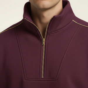 Conjunto Deportivo de Algodón 100% Unisex con Cierre de Cremallera, Ropa Casual, Fabricante con Logotipo Personalizado - Product Image 5