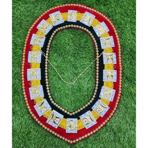 Best Quality Premium Luxury Custom Regalia <b>Gold</b> Lapel Chain Safety Pin 3D Printed Embroidery Magnet Master Design Decorative - Product Image 5