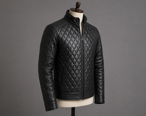 Veste en cuir de haute qualité pour hommes, très élégante et stylée - Product Image 5