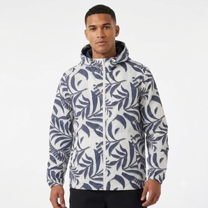 Veste de randonnée imperméable pour homme, coupe-vent sublimé, légère, col montant, avec capuche - Product Image 1