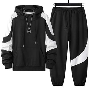 Conjunto Deportivo de Verano para Hombre con Sudadera con Capucha, Cintura Elástica, Bolsillos Laterales, Estilo Casual, 100% Algodón, Tejido Transpirable - Product Image 2